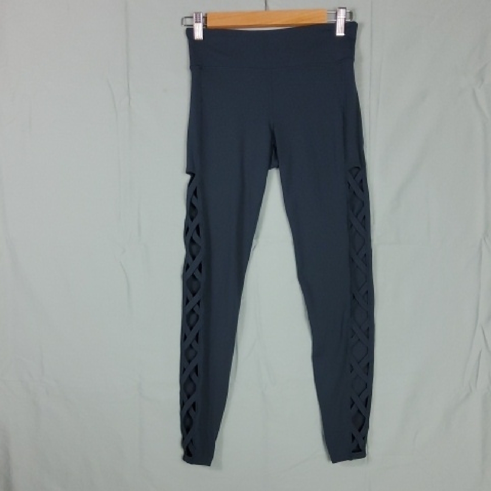 Forever 21 Gray Leggings with Side Cutouts Size S